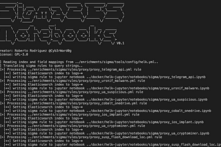Jupyter Notebooks 📓 from SIGMA Rules 🛡⚔️ to Query Elasticsearch 🏹