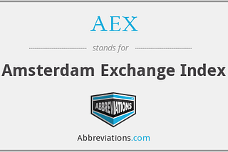 Amsterdam Stock Exchange (AEX). AS — AstroDunia