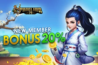 new member bonus 20%