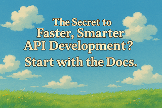 🚀 The Secret to Faster, Smarter API Development? Start With the Docs.
