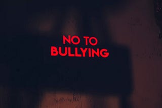 Bullying in our schools has to stop!