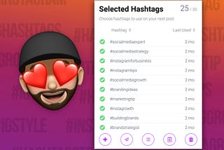 Instagram hashtag research help