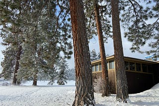 Remaining Como Orchards family home Darby, Montana.