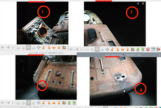 How to divide the image into 4 parts using OpenCV
