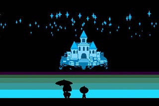 Screenshot from Undertale’s Waterfall segment