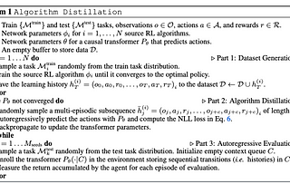 RL Algorithm Distillation with Casual Transformer