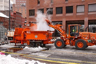 DSNY snow melting operations