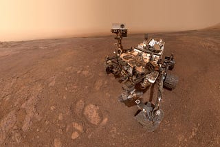 I selfie di Curiosity su Marte