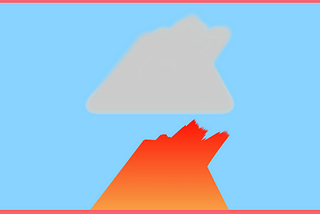 We can add a linear gradient fill to add some hot lava and fire to our volcano.