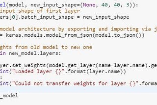 Changing input size of pre-trained models in Keras