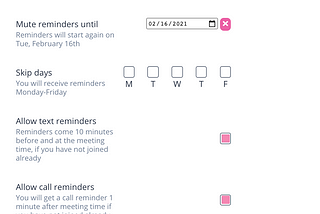 New Feature: Control your Reminders!