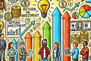 How Dall-E invisions a Product ROI team
