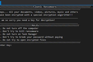 Static code analysis of Clownic Ransomware using dnSpy.