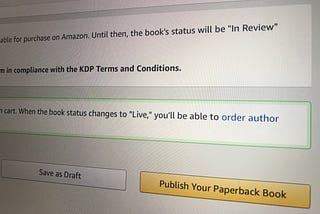 My strange and sudden decision to self-publish my first novel.