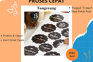 PROSES CEPAT, WA./Call 0877–7850–5584, Cetak Stiker di Sukamulya Kab.Tangerang.