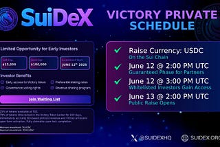 🚀 Everything You Need to Know About the SuiDex Raise — In One Place