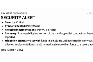 The latest Ethereum hack: a 500-word postmortem and summary