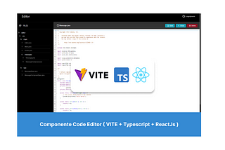 Code Editor — Vite + Typescript + ReactJs