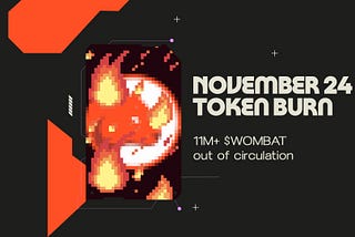 Token burn — November 2024