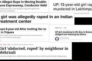 A day with no rape news