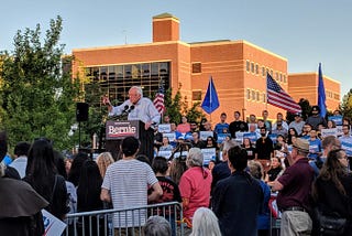 Amidst the specter of white nationalism, Reno feels the Bern