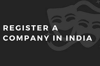 Register a company in india