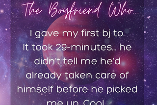 ETA to Orgasm: The Boyfriend Who Took Care of Himself Before I Could