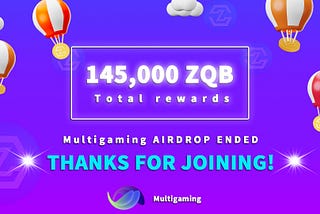 Multigaming Airdrop Event Completed Successfully