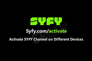 How To Activate Syfy Apple TV