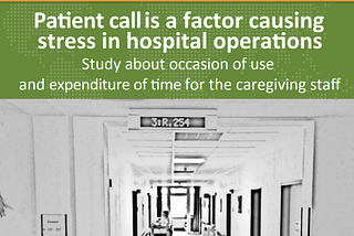 Study reveals how patient calls cause stress for the caregiving staff