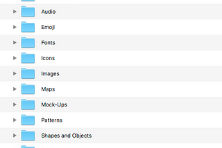 How to organize your design/creative resources folder