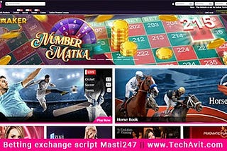 Betting exchange script Masti247