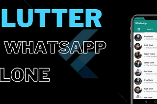 Flutter UI Series: WhatsApp UI