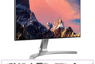 Borderless LED With Full HD IPS Monitor For Desktop Computer
 For more details — https://amzn.to/3h1