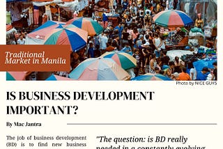 Is Business Development Important?