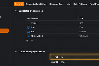 Xcode 27 支援的最低 iOS 版本是 15