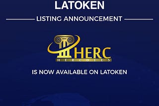 Herc Token Lists on LA TOKEN — Deposits now open!
