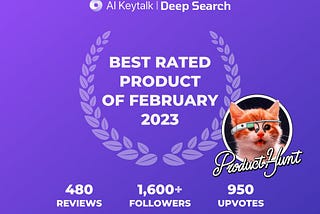 Reasons Movie Deep Search became a hit on Product Hunt