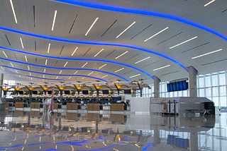 What maniac designed the international arrivals flow at the Atlanta airport?
