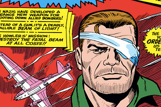 Nick Fury with his eye bandage