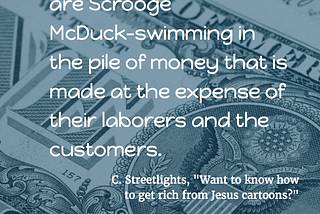 Want to know how to get rich from Jesus cartoons?
