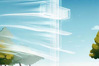 Suggested edit A white cross, standing in a park, turns transparent and fades into the wind.