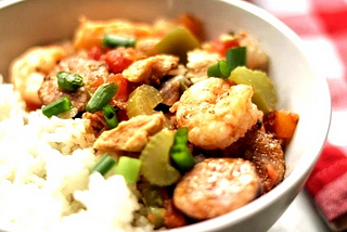 Soups, Stews and Chili — Jambalaya — Instant Pot Jambalaya with Shrimp and Chicken