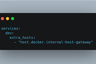 Reaching host’s localhost from inside a vscode devcontainer
