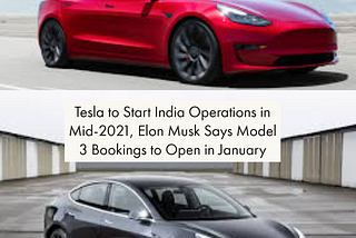 Anjuum Khanna — Tesla to Start India Operations in Mid-2021, Elon Musk Says Model 3 Bookings to…