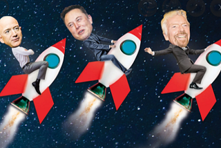 Adam Allan B.S.A. — Bezos Branson and Musk -The Space Cowboys