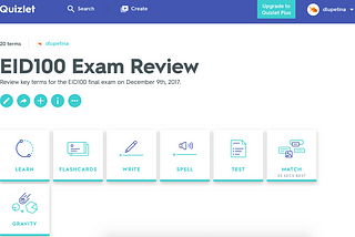 Prep For Your Next Test With Quizlet