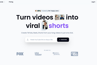 This AI Tool Turns YouTube Videos Into Viral High-Converting Shorts
