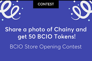 BCIO Store Opening Contest: Get 50 BCIO Tokens!