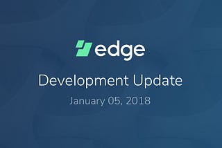 Edge Wallet Development Update